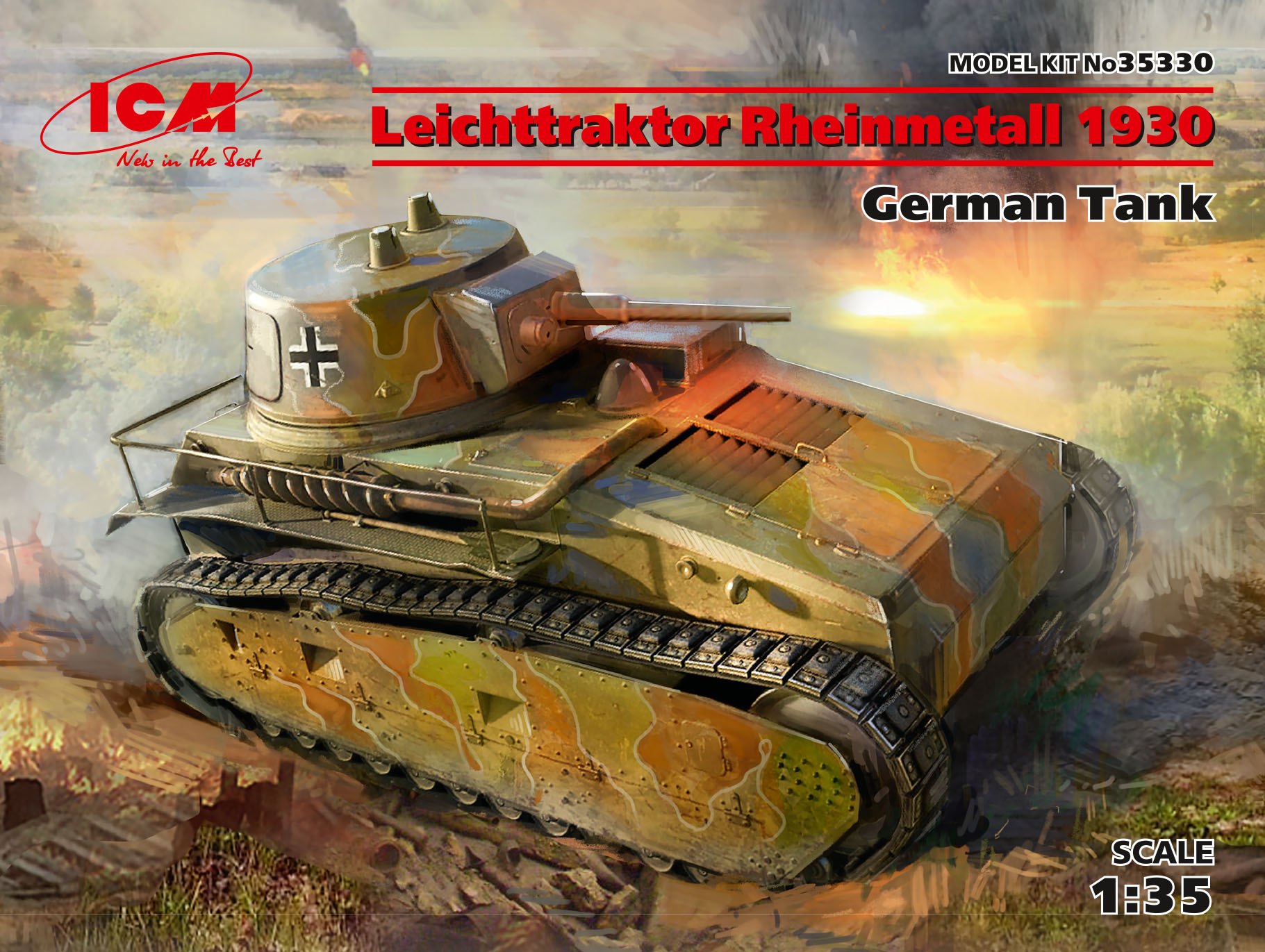 1/35　ドイツ軽戦車 ライヒトトラクトーア ラインメタル (VK31) 1930