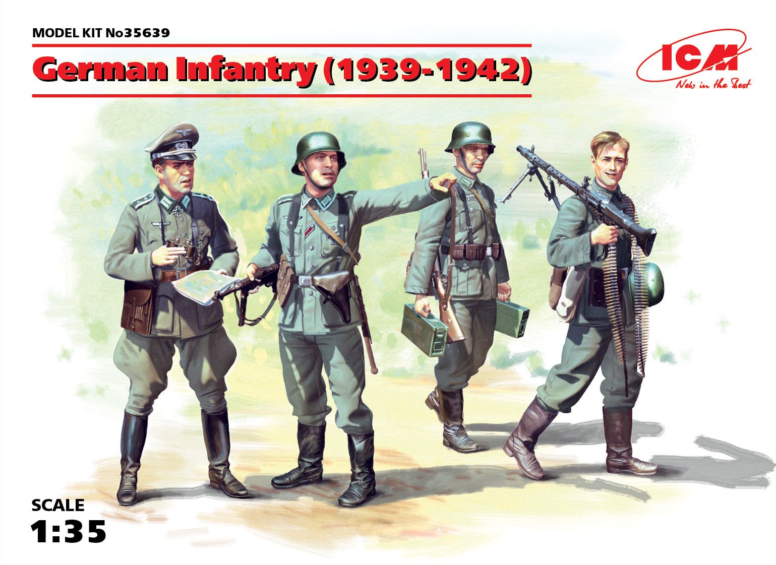 1/35　ドイツ歩兵 (1939-1941)