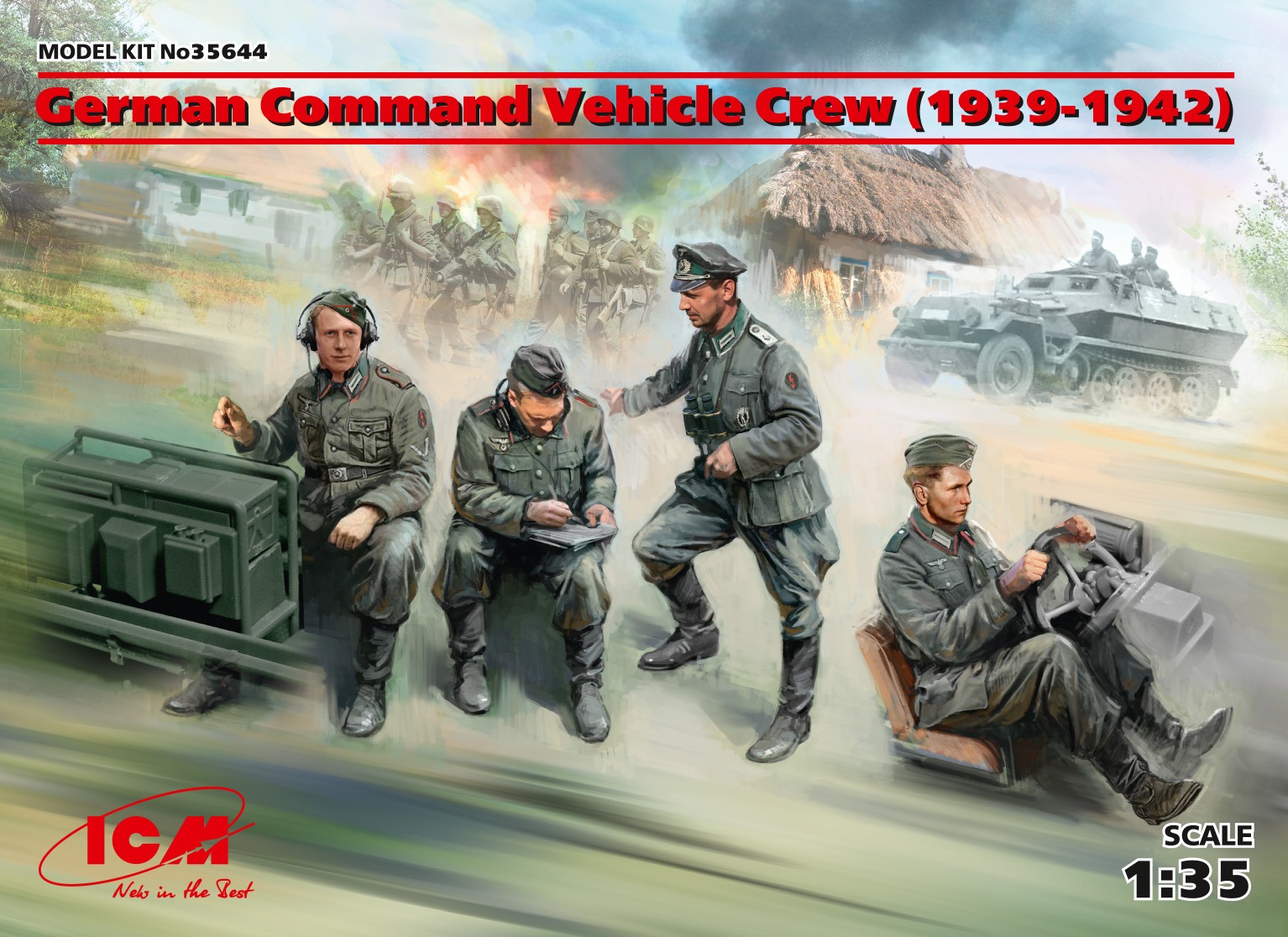 1/35　ドイツ 装甲指揮車 クルー （1939-1942）