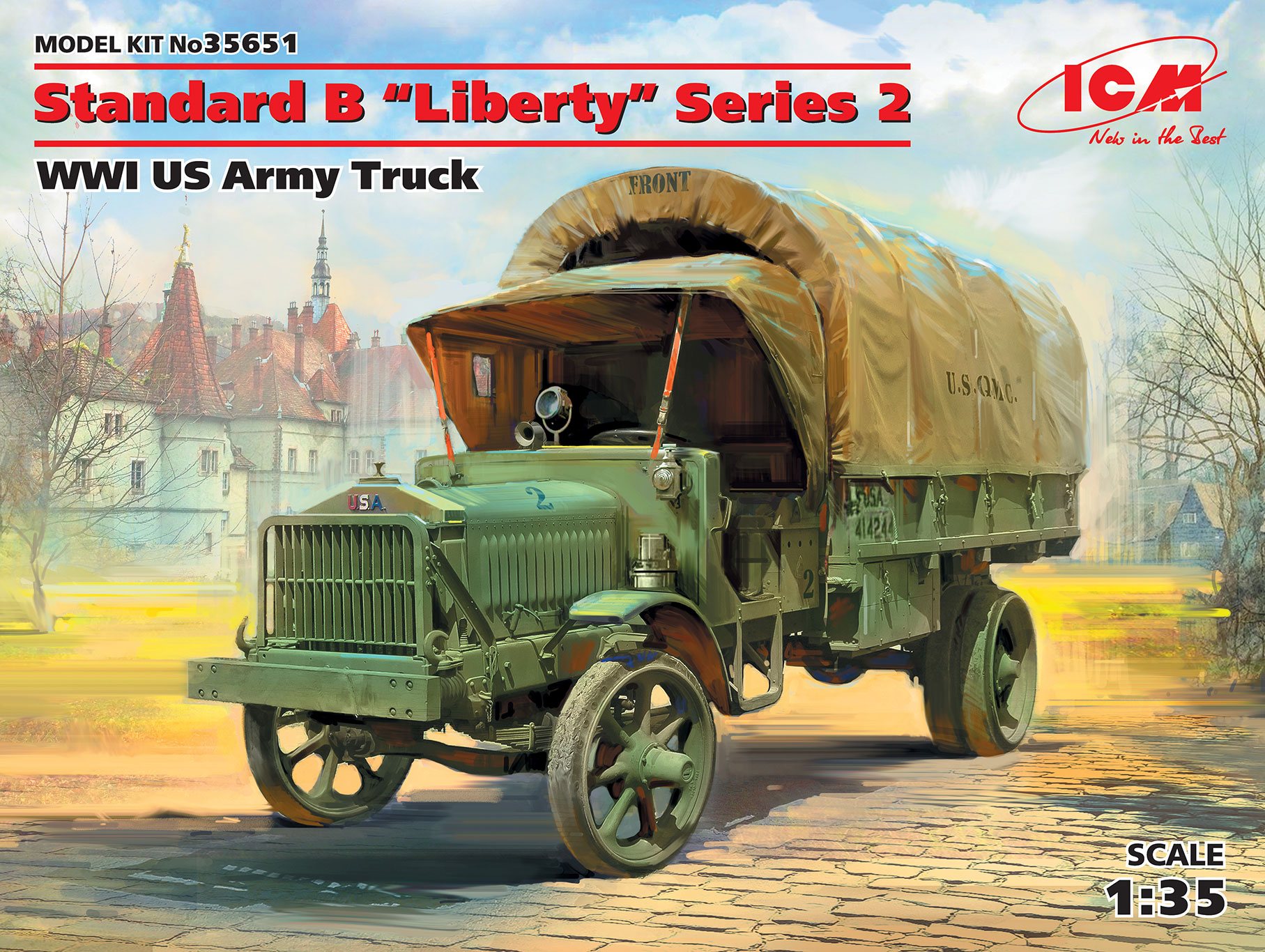 1/35　WWⅠ アメリカ陸軍トラック スタンダードB リバティ シリーズ２
