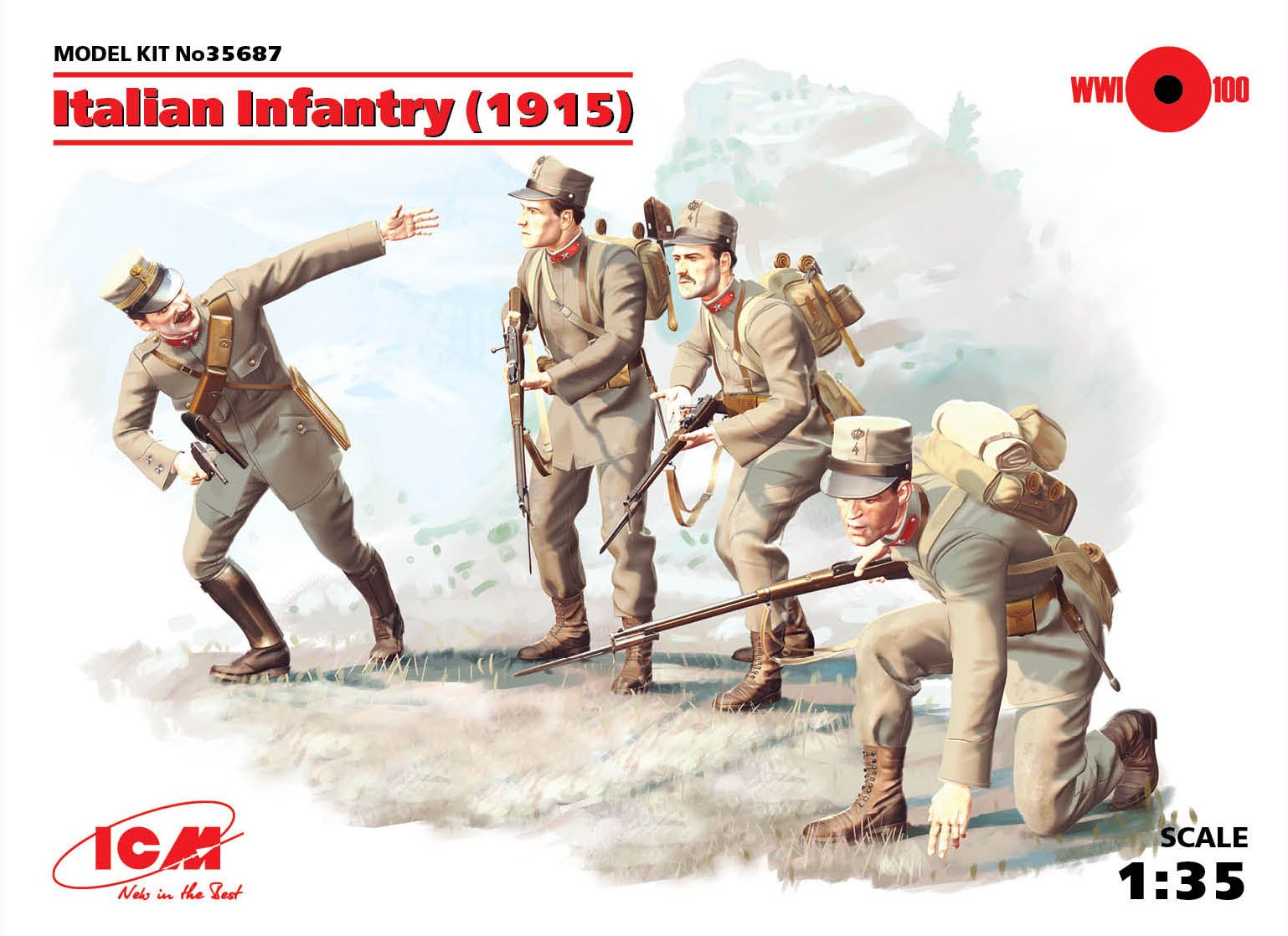 1/35 WWI イタリア歩兵 (1915) 1/35 WWI イタリア歩兵 (1915)