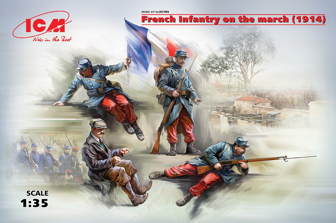 1/35 フランス進軍歩兵 1914年 1/35 フランス進軍歩兵 1914年