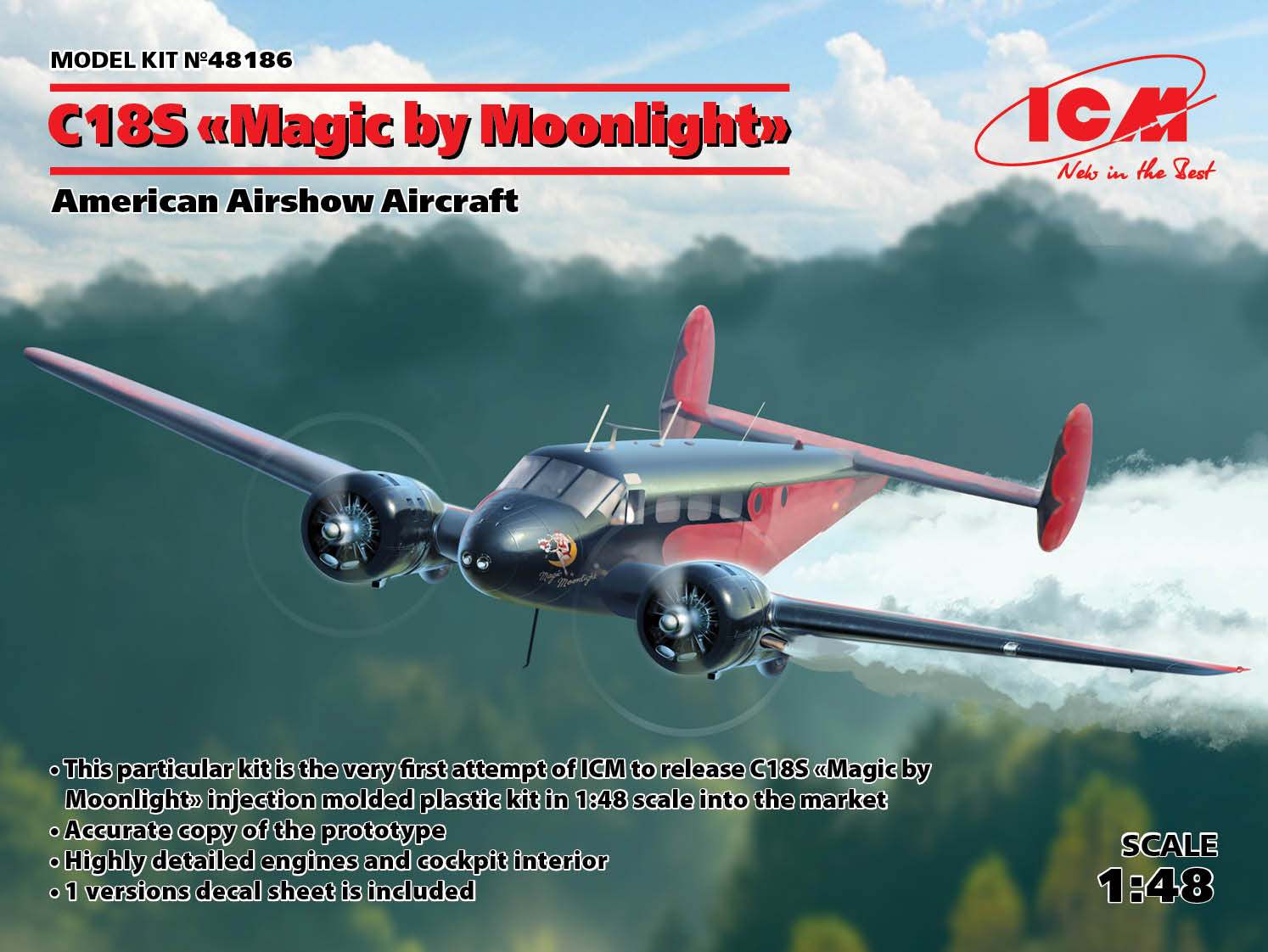 1/48 ビーチクラフト C18S “マジック バイ ムーンライト” 1/48 ビーチクラフト C18S “マジック バイ ムーンライト”