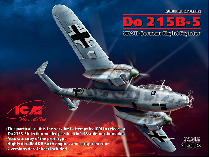 1/48 ドルニエ Do215 B-5 夜間戦闘機 1/48 ドルニエ Do215 B-5 夜間戦闘機