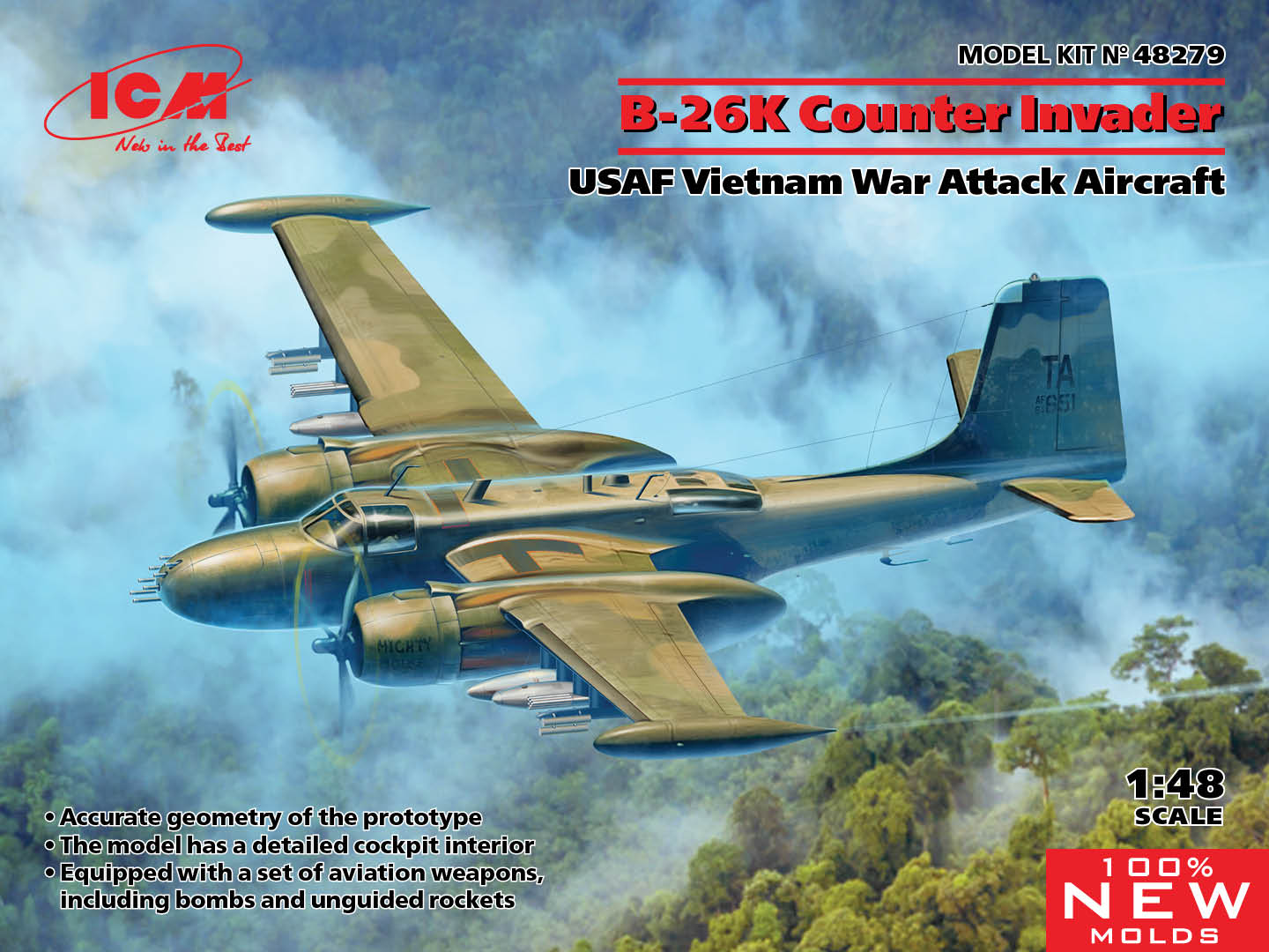 1/48　B-26K カウンター インベーダー“ベトナム戦争”