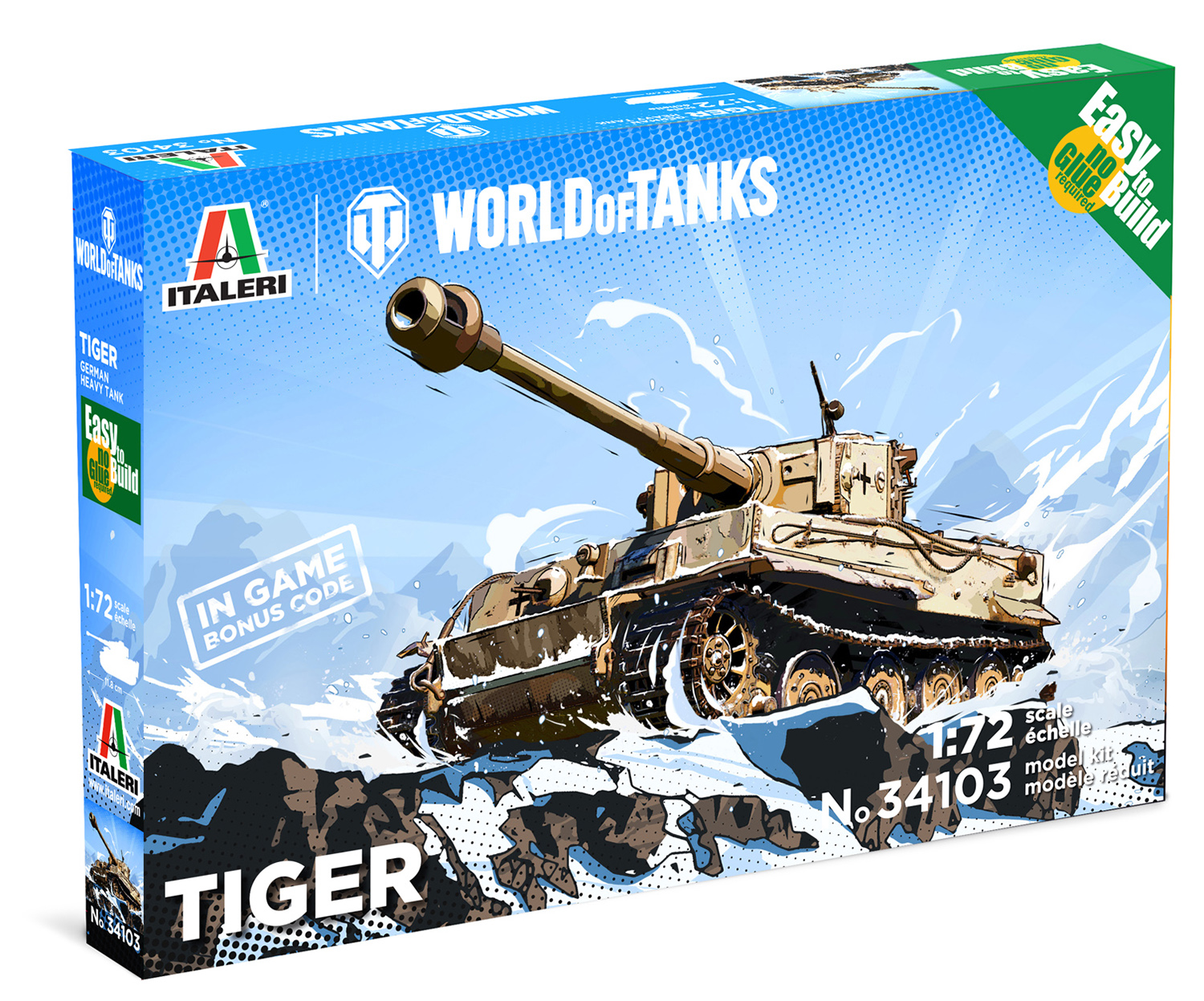 1/72 WW.II ティーガーI World of Tanks