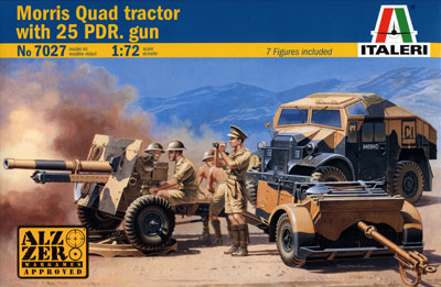 1/72　WW.II イギリス軍 モーリス クォード トラクター w/25ポンド砲