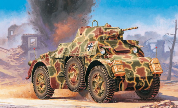 1/72　WW.II イタリア軍 装甲車 アウトブリンダ AB 43
