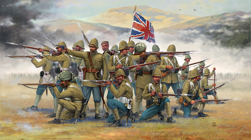 1/72 植民地戦争 イギリス歩兵&インド人傭兵 - ウインドウを閉じる