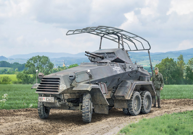1/72 WW.II ドイツ軍 Sd.Kfz.232 6輪装甲無線車 1/72 WW.II ドイツ軍 Sd.Kfz.232 6輪装甲無線車