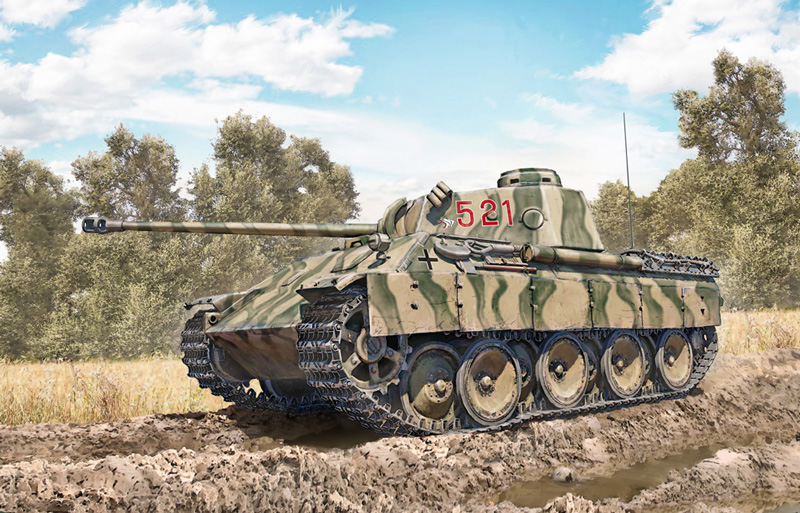 1/35 WW.II ドイツ軍 Pz.Kpfw.V パンターD型 1/35 WW.II ドイツ軍 Pz.Kpfw.V パンターD型