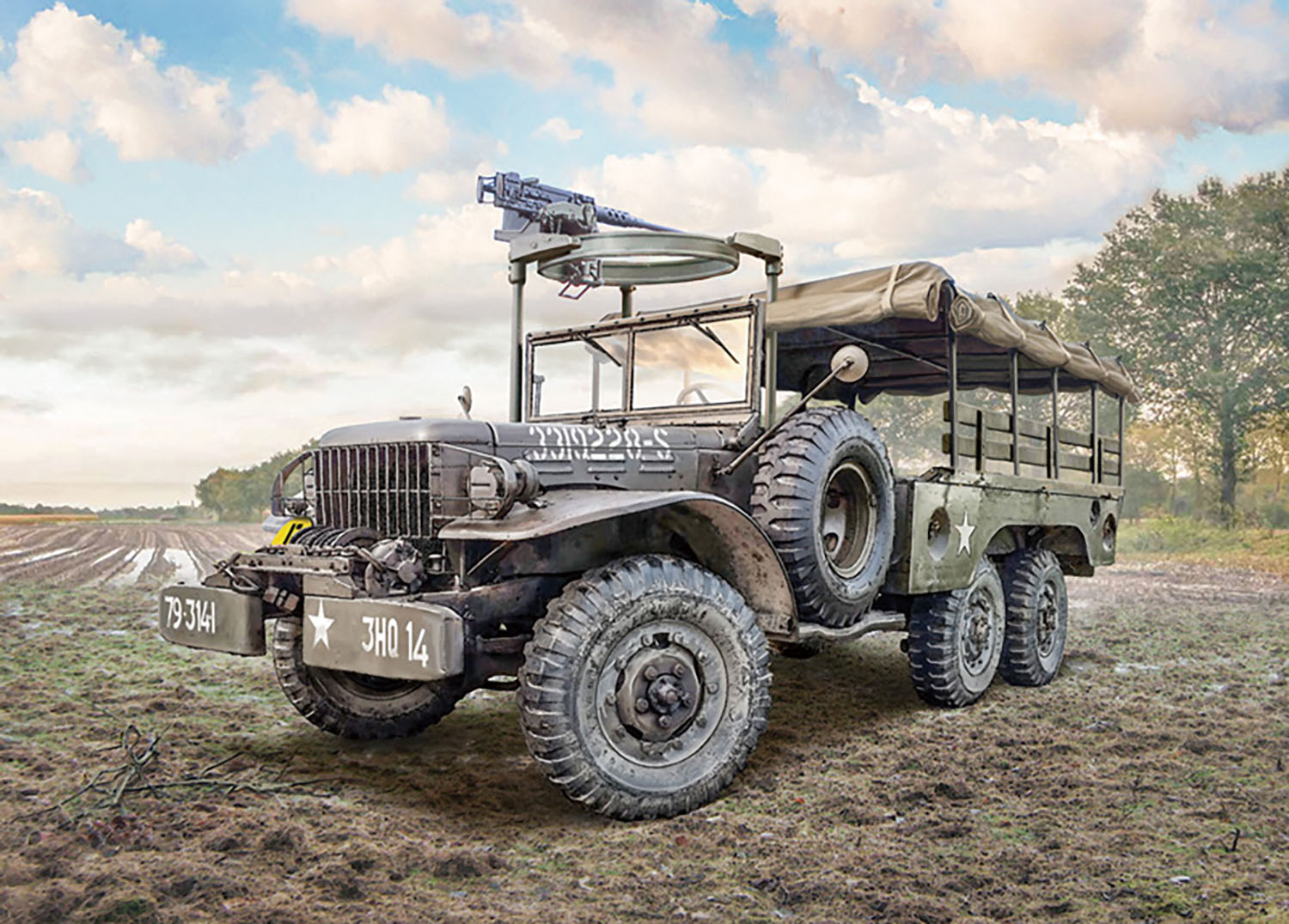 1/35 WW.II アメリカ軍 ダッジWC62 1 1/2トン 6×6 トラック 1/35 WW.II アメリカ軍 ダッジWC62 1 1/2トン 6×6 トラック