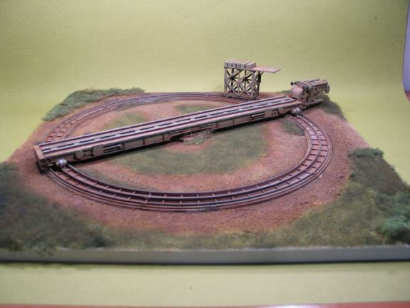 1/72　Voegele-Drehscheibe (Voegele Turntable) for railroad gun