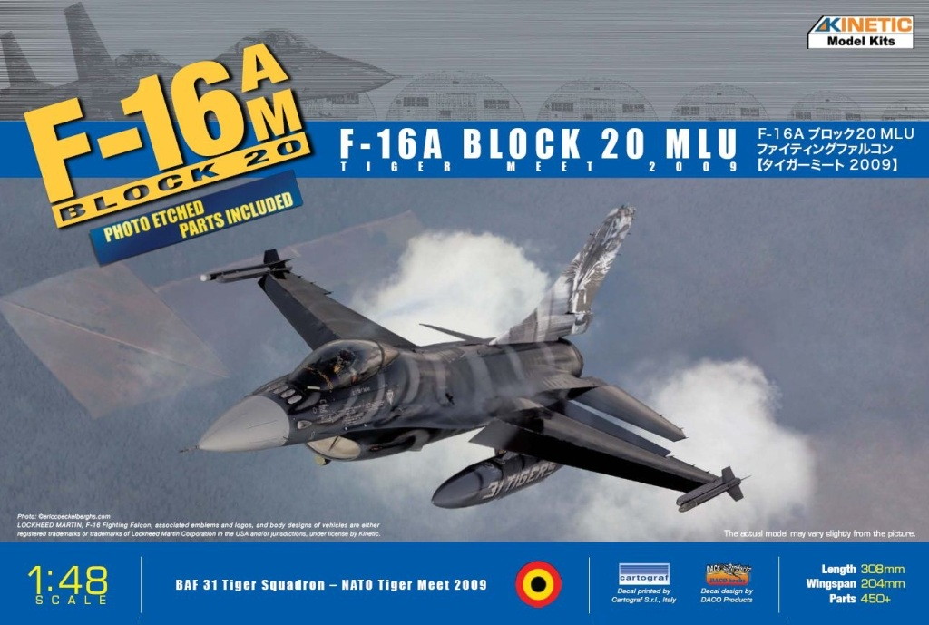 1/48 F-16A ブロック20 MLU ファイティングファルコン【タイガーミート2009】 1/48 F-16A ブロック20 MLU ファイティングファルコン【タイガーミート2009】