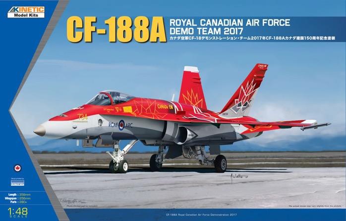 1/48 カナダ空軍 CF-188A デモンストレーション・チーム2017年 CF-18 カナダ建国150周年記念塗装 1/48 カナダ空軍 CF-188A デモンストレーション・チーム2017年 CF-18 カナダ建国150周年記念塗装