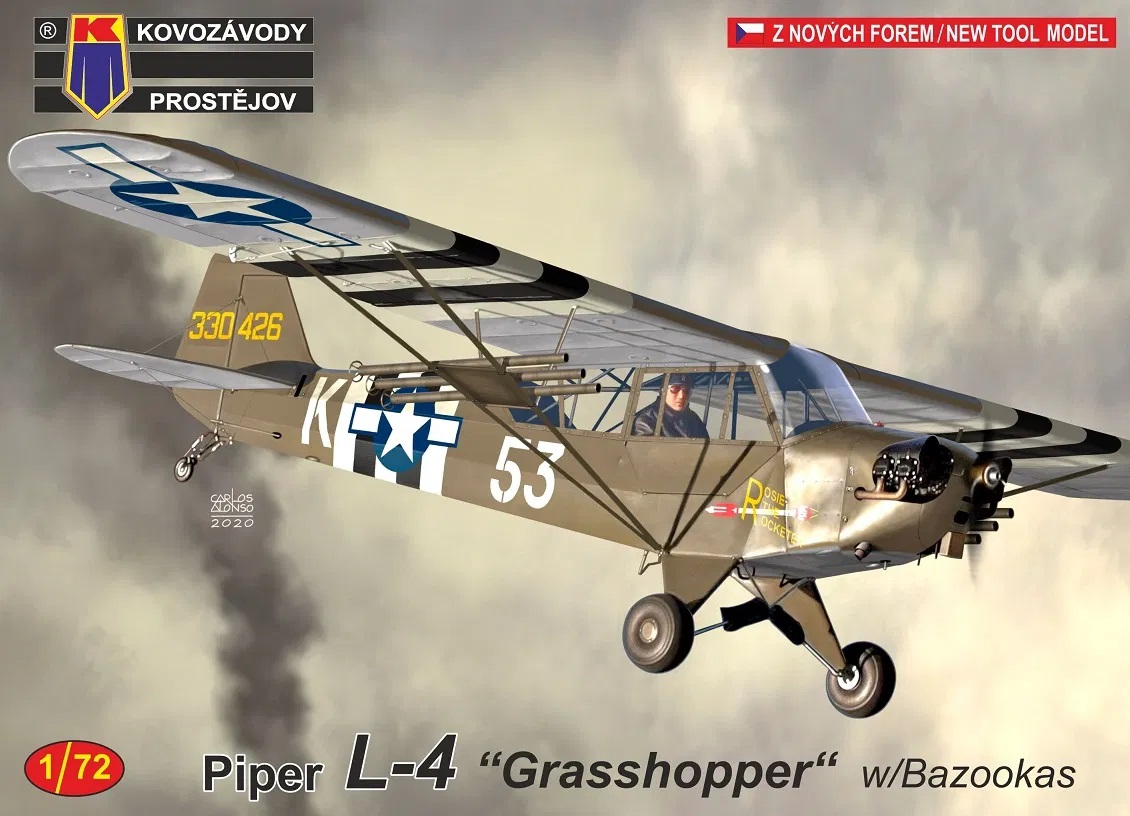 1/72 パイパー L-4 グラスホッパー w/バズーカ砲 1/72 パイパー L-4 グラスホッパー w/バズーカ砲