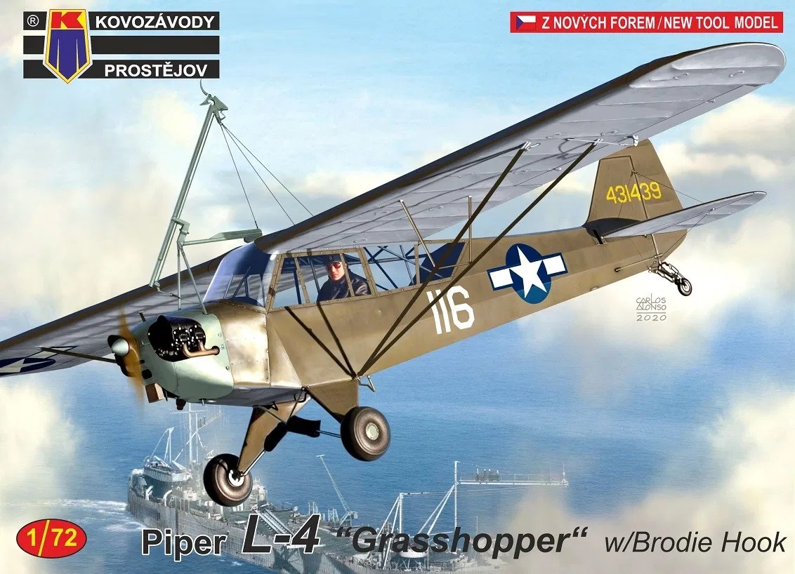 【予約する】 1/72 パイパー L-4 グラスホッパー w/ブロディフック 【予約する】 1/72 パイパー L-4 グラスホッパー w/ブロディフック
