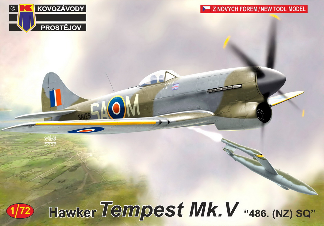 1/72 ホーカー テンペスト Mk.Ⅴ ｢第486(ニュージーランド)飛行隊｣ - ウインドウを閉じる