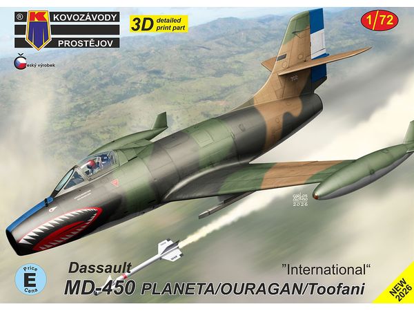 1/72 ダッソー MD-450 ウーラガン "インターナショナル" 1/72 ダッソー MD-450 ウーラガン "インターナショナル"