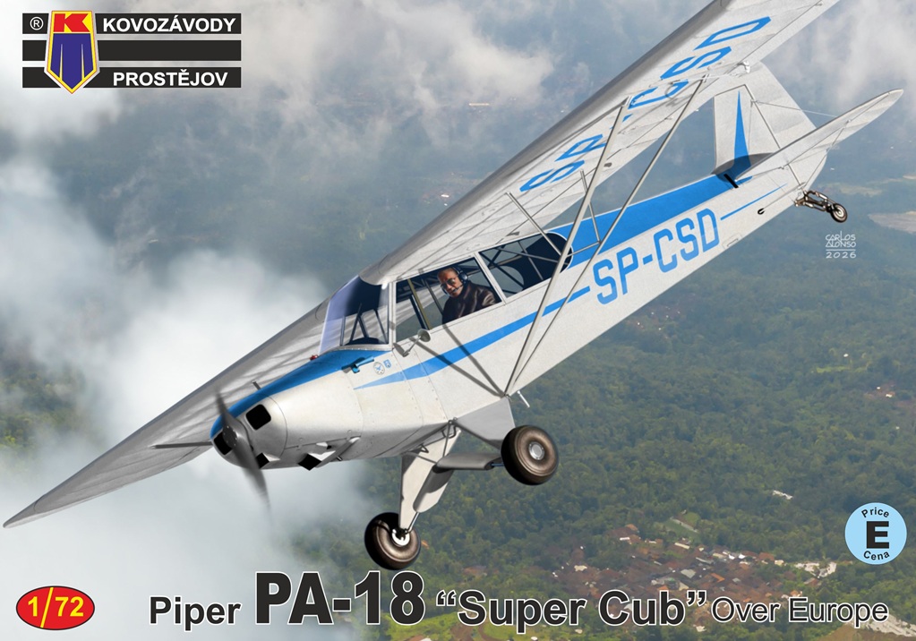 1/72 PA-18 スーパーカブ "ヨーロッパ上空" 1/72 PA-18 スーパーカブ "ヨーロッパ上空"