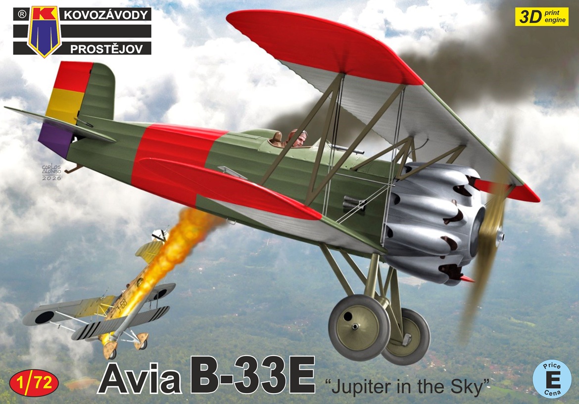 1/72 アビア B-33E 戦闘機 ジュピターエンジン搭載型 1/72 アビア B-33E 戦闘機 ジュピターエンジン搭載型