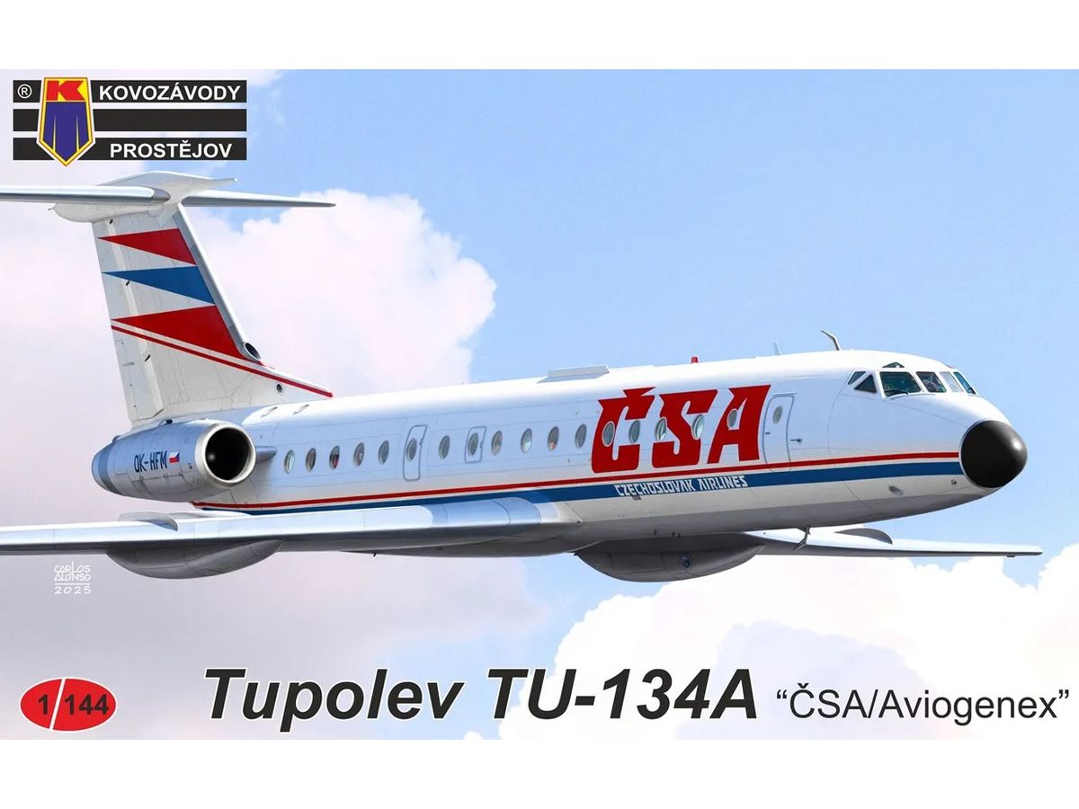 1/144 Tu-134A 旅客機 "チェコ航空/アビオジェネックス航空" 1/144 Tu-134A 旅客機 "チェコ航空/アビオジェネックス航空"