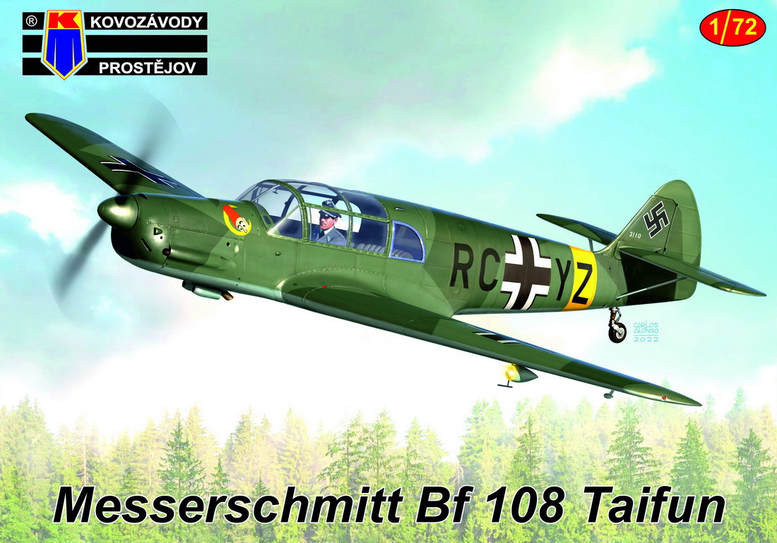 1/72 メッサーシュミット Bf108 タイフン