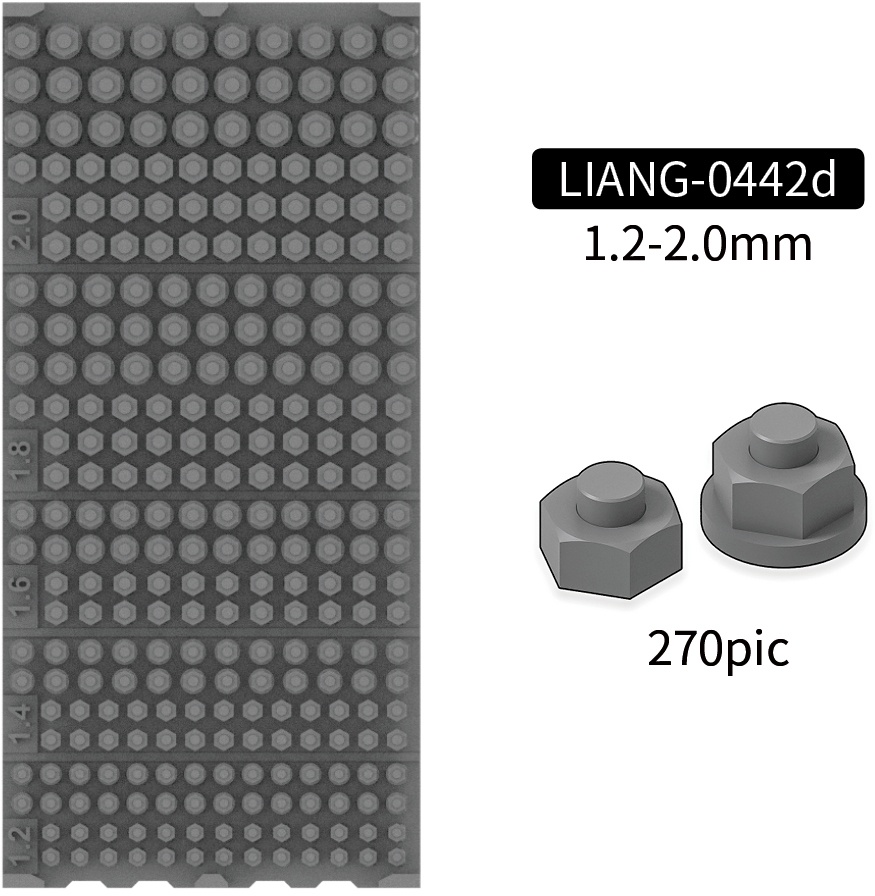 ナット＆ボルト Dセット （1.2-2.0mm）