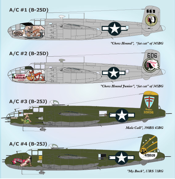 1/72　ノースアメリカン B-25 ミッチェル パート4