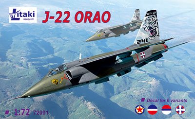 1/72　ユーゴ・SOKO J-22オラオ軽攻撃機