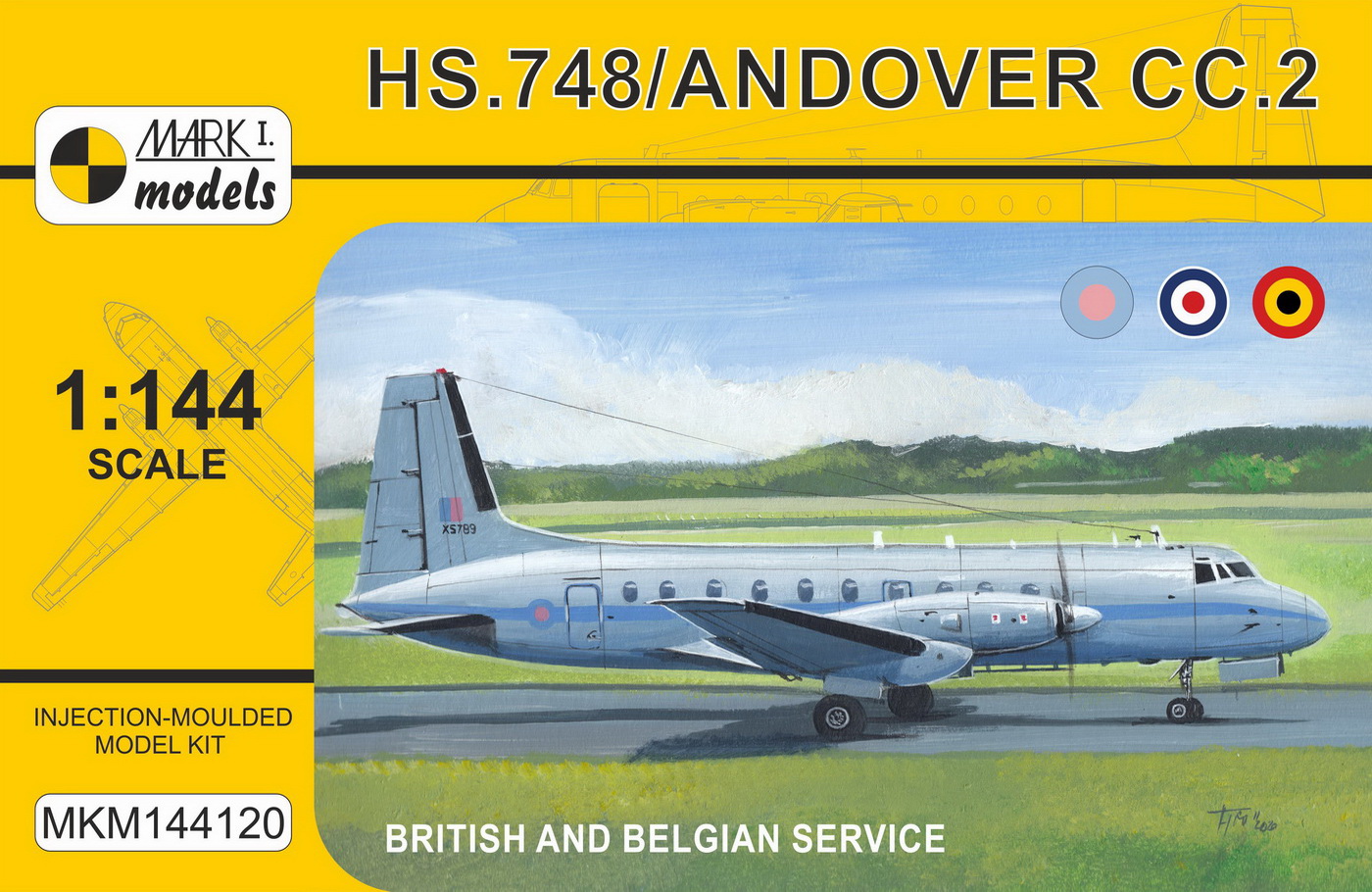 1/144 HS.748 アンドーヴァー CC.2 戦術輸送機 ｢イギリス・ベルギー｣