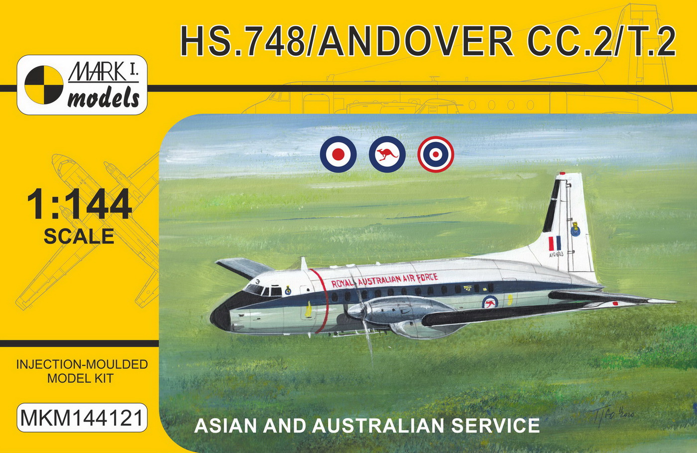 1/144 HS.748 アンドーヴァー CC.2/T.2 戦術輸送機 ｢アジア・オーストラリア｣ - ウインドウを閉じる