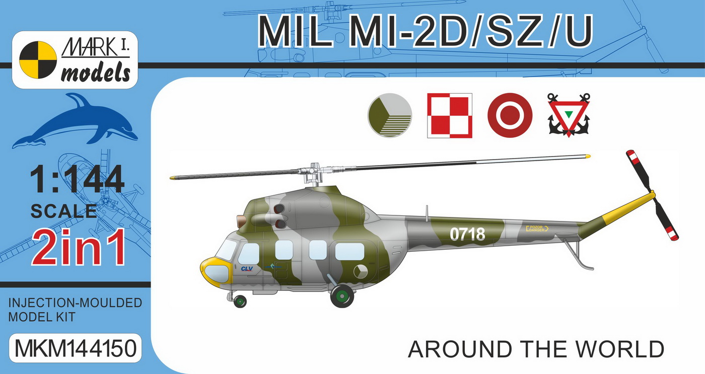 1/144 Mil Mi-2D/SZ/U 「世界のMi-2」 2 in 1