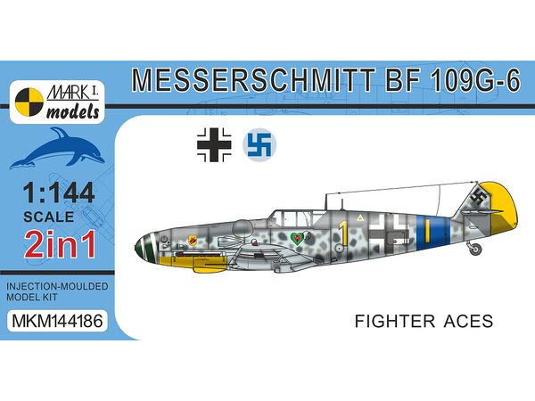 1/144 Bf109G-6 「エースパイロット」 (2キット入) 1/144 Bf109G-6 「エースパイロット」 (2キット入)