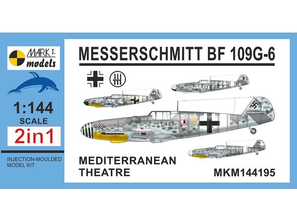 【予約する】 1/144 Bf109G-6 地中海戦域 (2キット入) 【予約する】 1/144 Bf109G-6 地中海戦域 (2キット入)