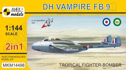 【予約する】 1/144 D.H.バンパイア FB.9 "熱帯の戦闘攻撃機" (2機入り) 【予約する】 1/144 D.H.バンパイア FB.9 "熱帯の戦闘攻撃機" (2機入り)
