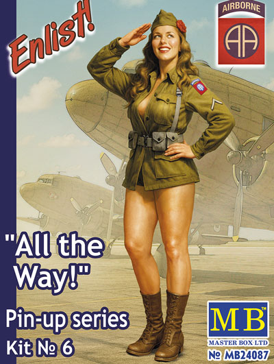 【予約する】 1/24 ピンナップガールシリーズNo.6アーミーユニフォーム・全開! 【予約する】 1/24 ピンナップガールシリーズNo.6アーミーユニフォーム・全開!