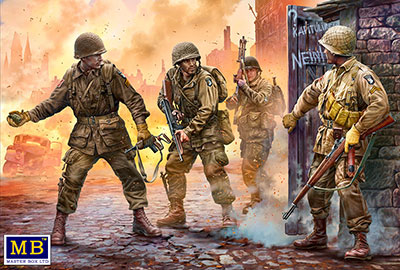 1/35 米・101空挺師団4体セット-索敵シーン 1/35 米・101空挺師団4体セット-索敵シーン