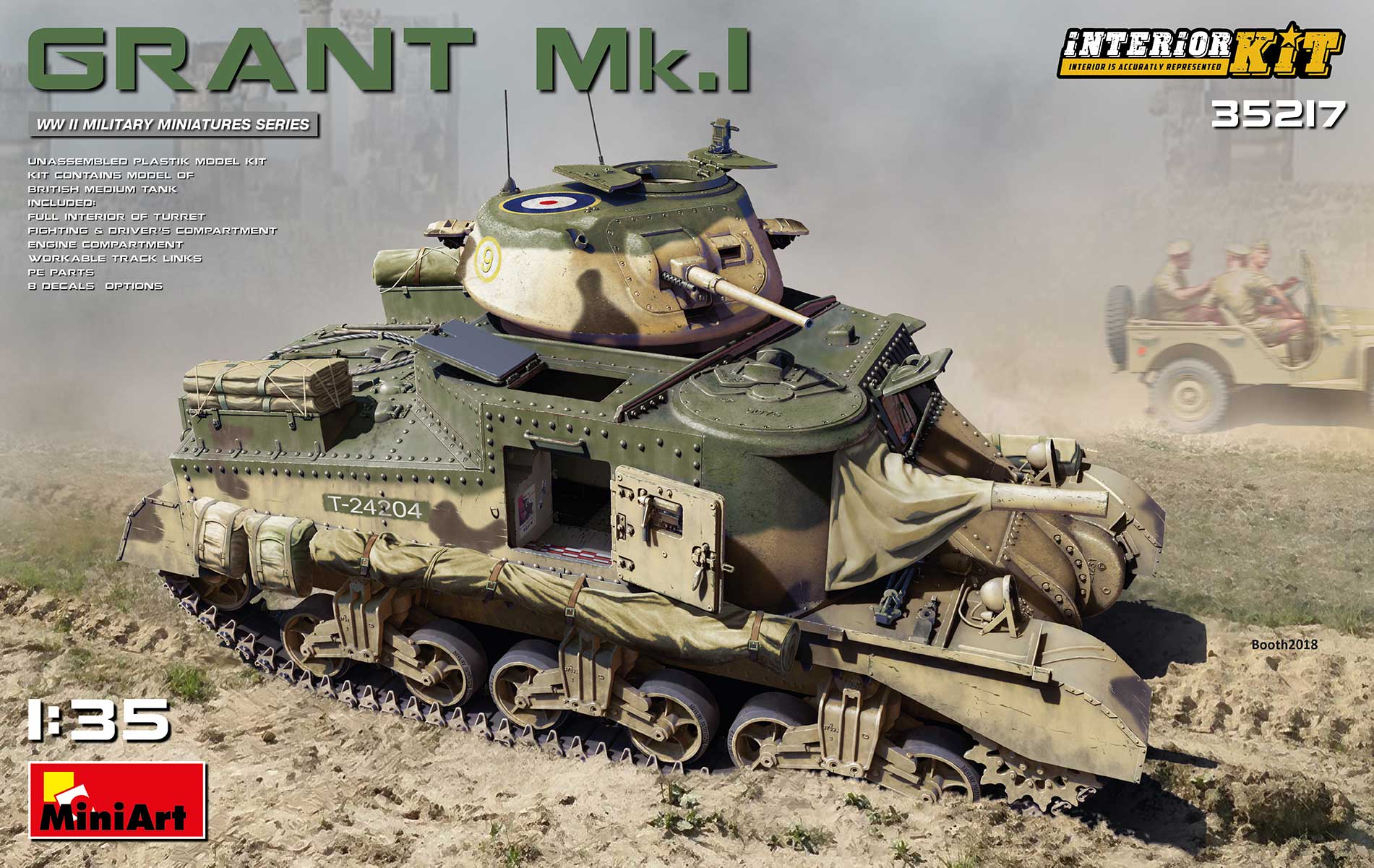 【予約する】 1/35 グラントMk.1フルインテリア(内部再現) 【予約する】 1/35 グラントMk.1フルインテリア(内部再現)