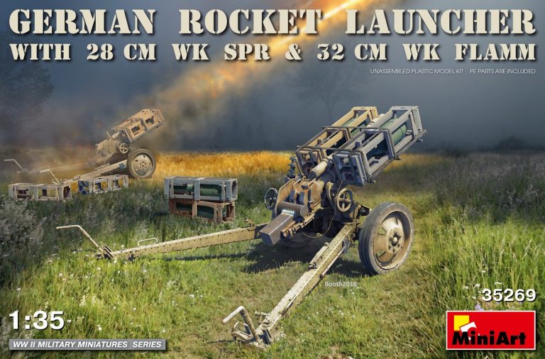 1/35　ドイツ製ロケットランチャー（28cmWK　Spr＆32ｃｍWK　Flamm)