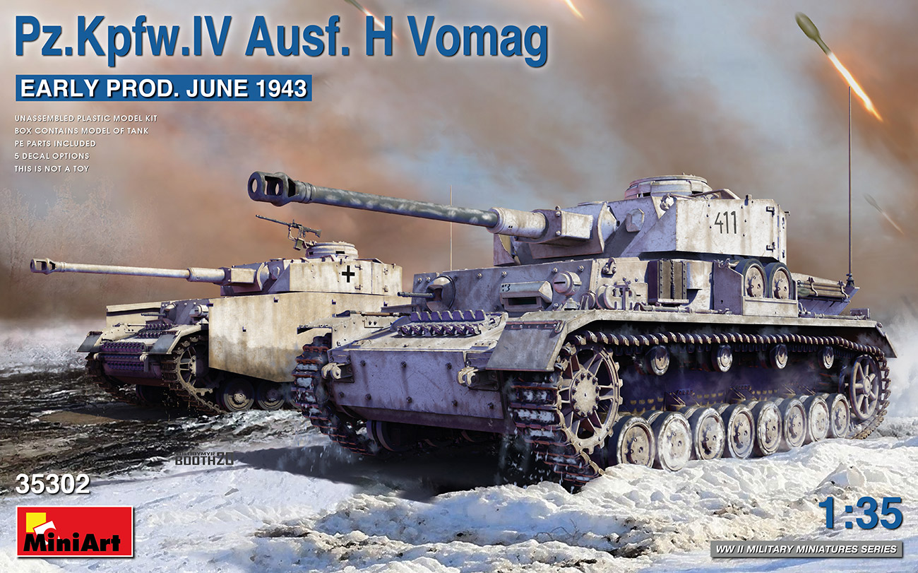 1/35　Ⅳ号戦車 H型 Vomag工場製 初期型 (1943年6月)