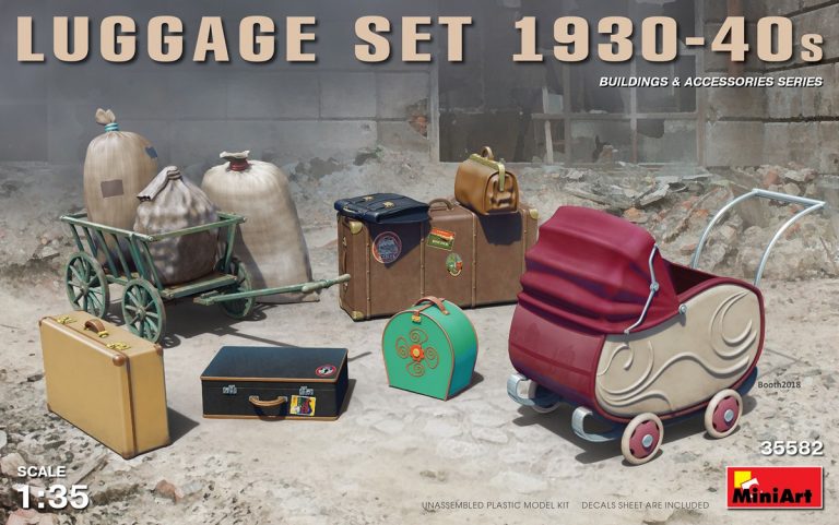 【予約する】 1/35 ラゲージセット1930-40年代 【予約する】 1/35 ラゲージセット1930-40年代