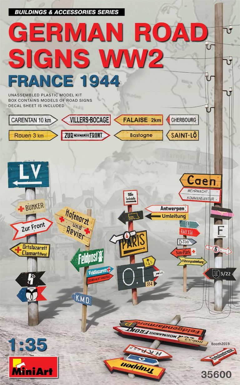 Soviet Road Signs Ww2 Kit MINIART 1:35 MA35601