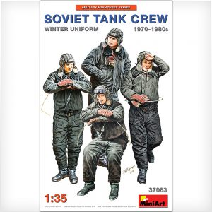 1/35　ソビエト戦車兵（冬季防寒具着用）1970-1980年代４体入