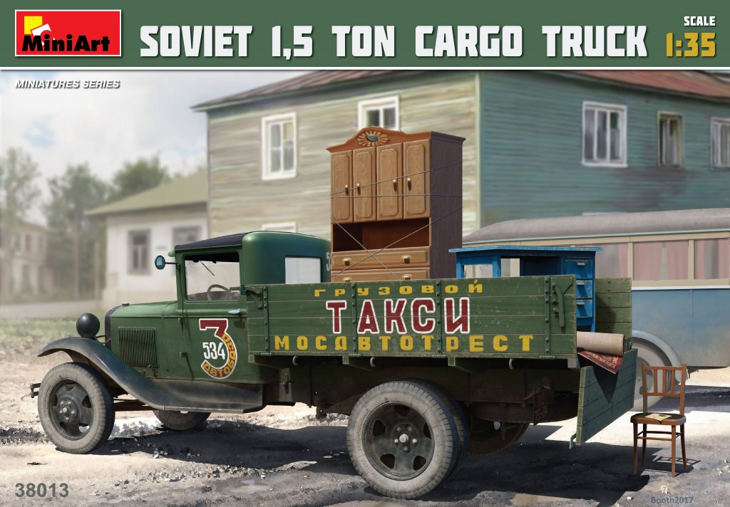 1/35　ソビエト1.5トン カーゴトラック(家具パーツ付属）