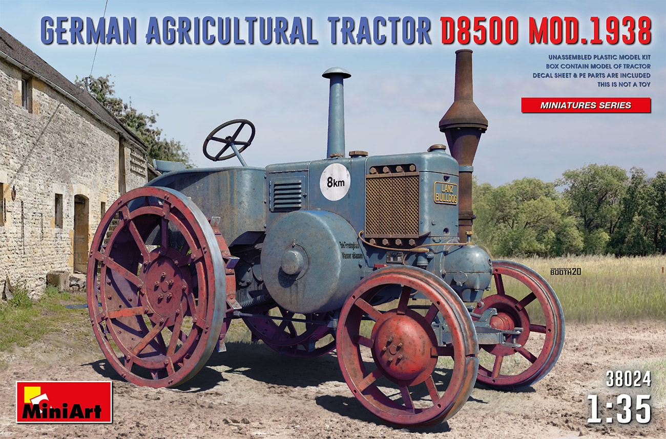 1/35 ドイツ製トラクター D8500 1938年モデル 1/35 ドイツ製トラクター D8500 1938年モデル