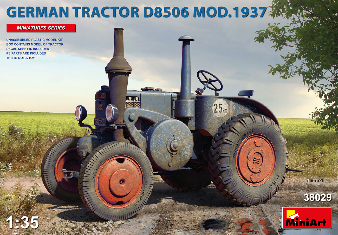 1/35 ドイツ製トラクター D8506 1937年製 1/35 ドイツ製トラクター D8506 1937年製