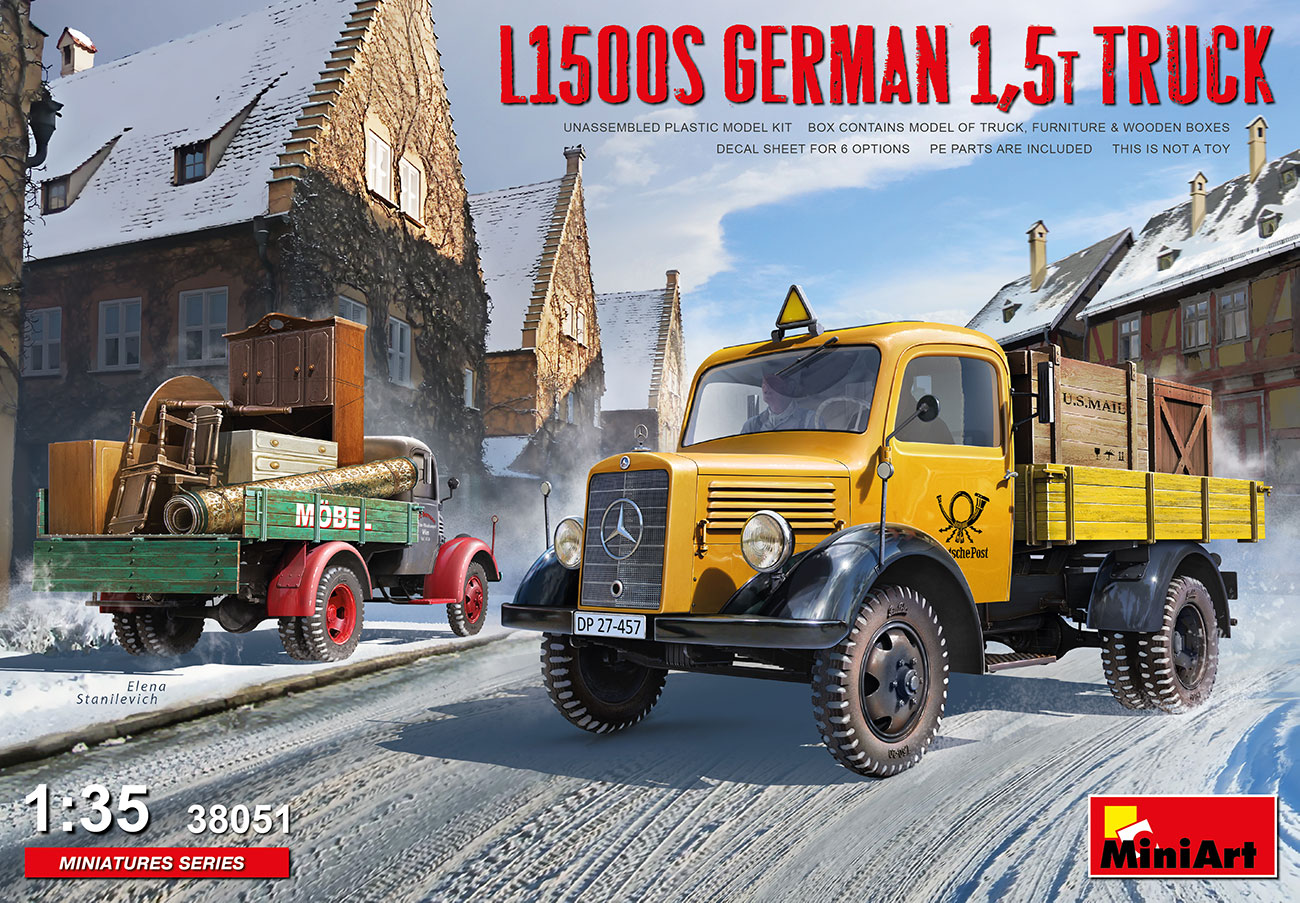 1/35　L1500S ドイツ製1.5t トラック - ウインドウを閉じる