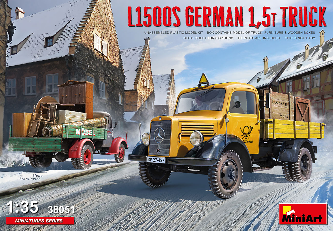 1/35 L1500S ドイツ製1.5t トラック 1/35 L1500S ドイツ製1.5t トラック