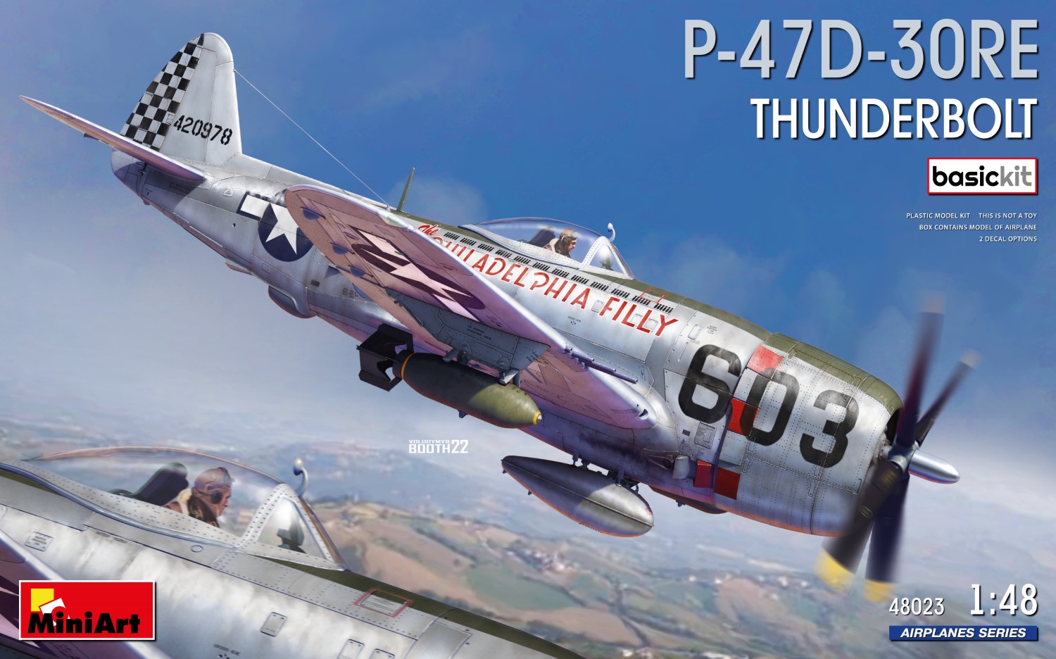 【予約する】　1/48　P-47D-30REサンダーボルト　ベーシックキット